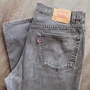 VTG Levi's | 550 | W 38 | Stone Wash Black